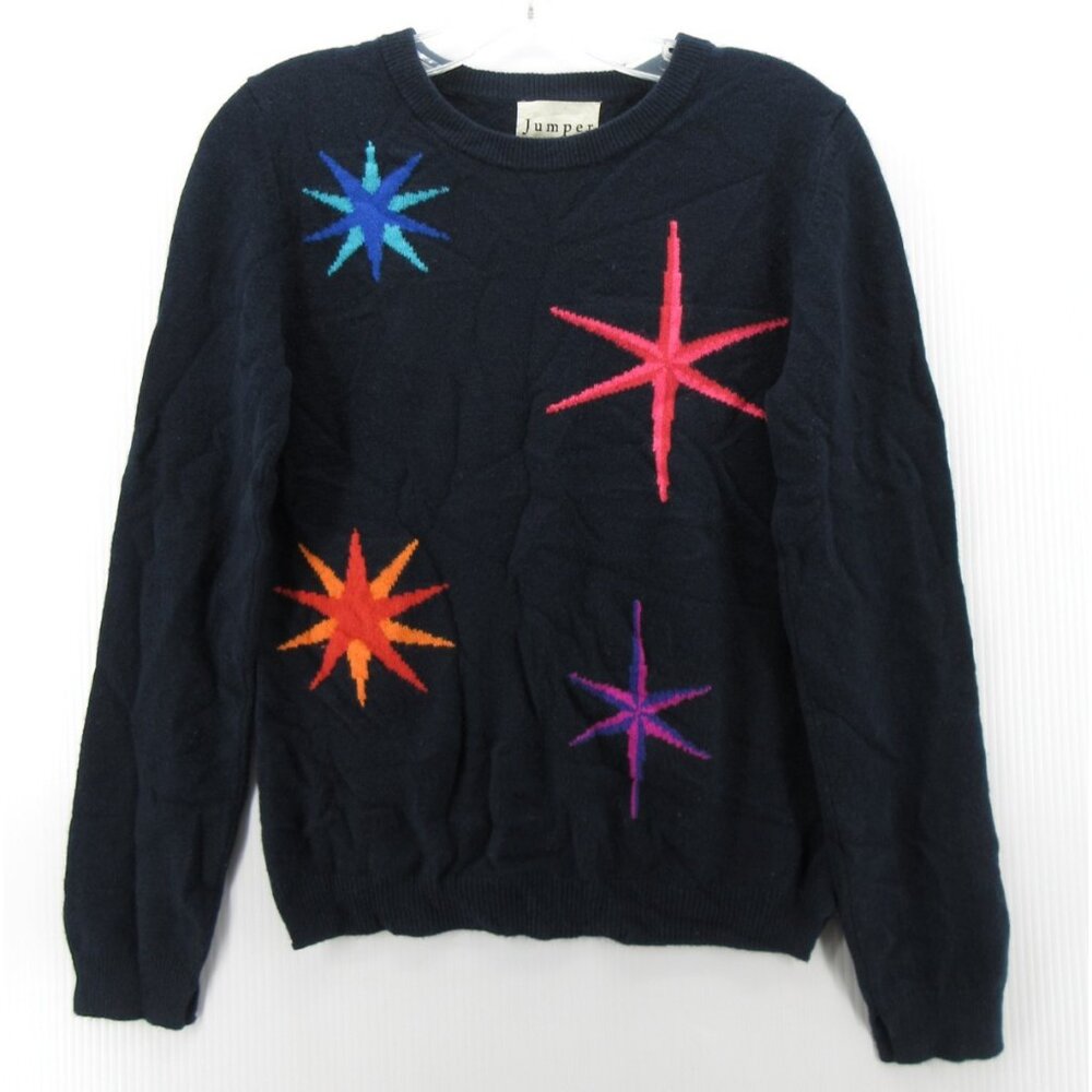 Jumper 1234 Sweater 1 Cashmere Pullover Crewneck Atomic Starburst XS